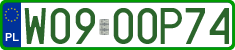 License plates of Poland, Professional plates
