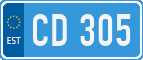 License plate of Estonia, Diplomatic