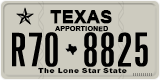 Texas, Apportioned vehicles (2012) (A12-3456)