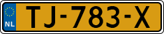 License plate of the Netherlands, Cars