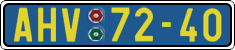 License plate of the Czech Republic, Foreign citizens and enterprises (1960)