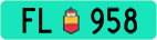 License plate of Liechtenstein, Agricultural vehicles (green)