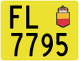License plate of Liechtenstein, Light motor vehicles