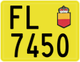 License plate of Liechtenstein, Light motor vehicles