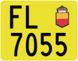 License plate of Liechtenstein, Light motor vehicles