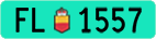 License plate of Liechtenstein, Agricultural vehicles (green)