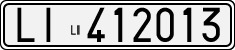 License plate of Italy, Cars (1927 year series)