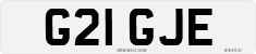 License plate of the United Kingdom, 1983 year system