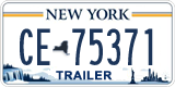 New York, Specialty plates (AB-12345)