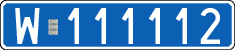 License plates of Poland, Diplomatic