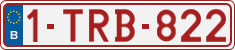 License plate of Belgium, Regular plates (2010)