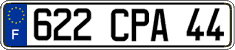 French license plate, FNI
