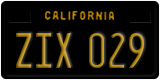 California, Passenger Car (ABC 123)