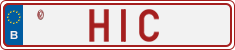 License plate of Belgium, Vanity Plates (2014)