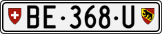 License plate of Switzerland, Dealer (with 