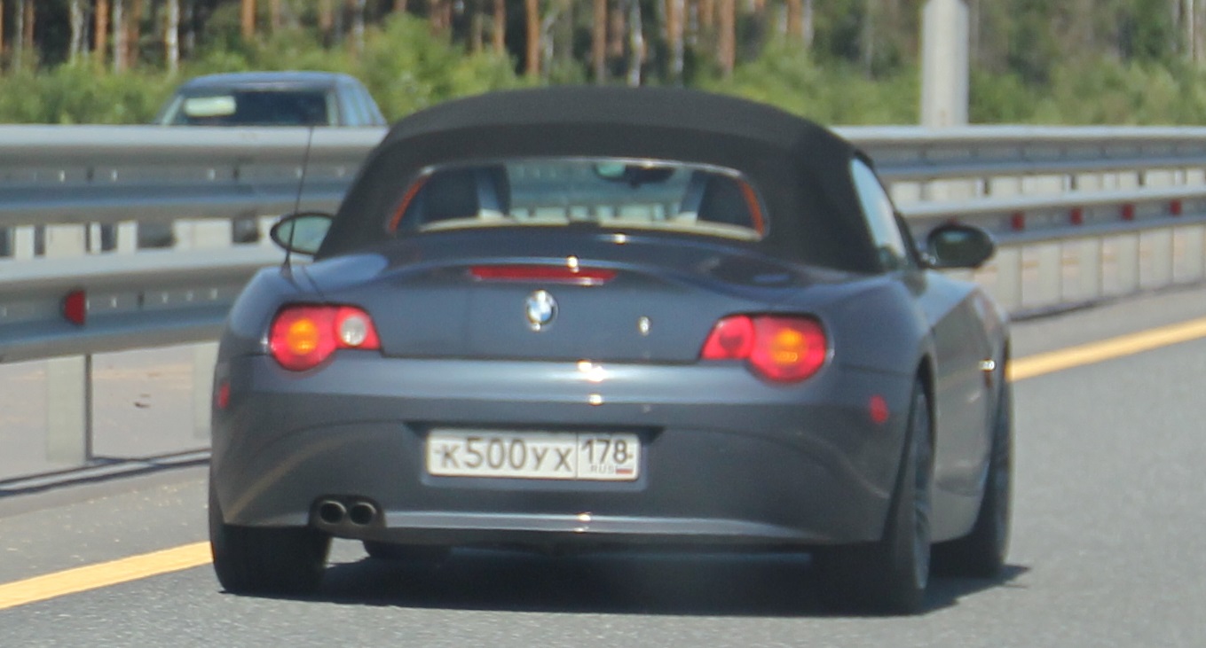 к 500 ух 178, BMW Z4 1st gen Roadster (E85), 2002–2008