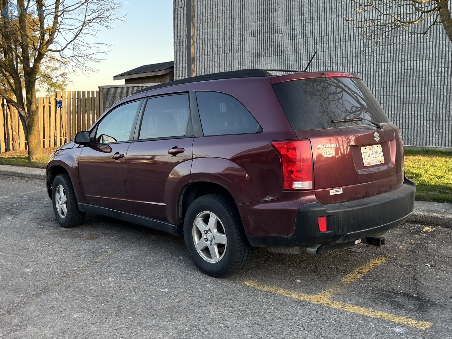 FZW-524-D, Suzuki XL7 2nd gen (GMT193; NA-market), 2006–2009