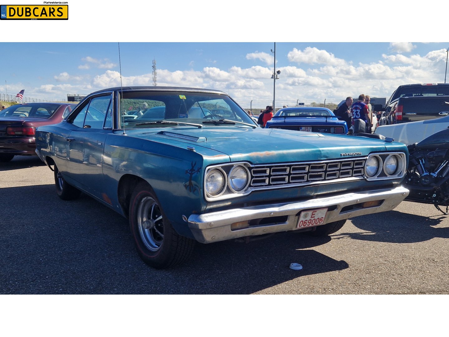 E 069006, Plymouth Road Runner 1st gen 1969 Coupé (RM21; B-body), 1st facelift, 1968–1969