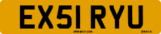 License plate of the United Kingdom, 2001 year system