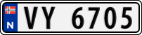 License plate of Norway, Trailers, motorcycles, special vehicles
