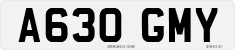 License plate of the United Kingdom, 1983 year system