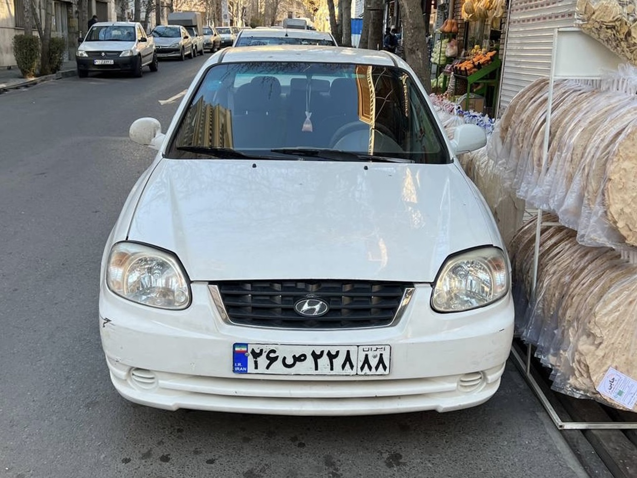 ۲۶ص۲۲۸ ۸۸, Hyundai Verna 1st gen Sedan (LC), facelift, 2003–2019