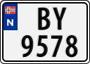 License plate of Norway, Trailers, motorcycles, special vehicles
