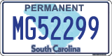 South Carolina, Permanent (AB12345)