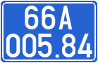 License plate of Vietnam, Government and public administrations