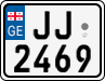 License plate of Georgia, Motorcycles (2014)
