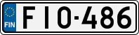 License plate of Finland, Cars