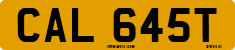 License plate of the United Kingdom, 1963 year system