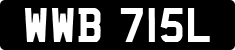 License plate of the United Kingdom, 1963 year system