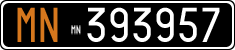 License plate of Italy, Cars (1927 year series)