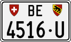 License plate of Switzerland, Dealer (with 