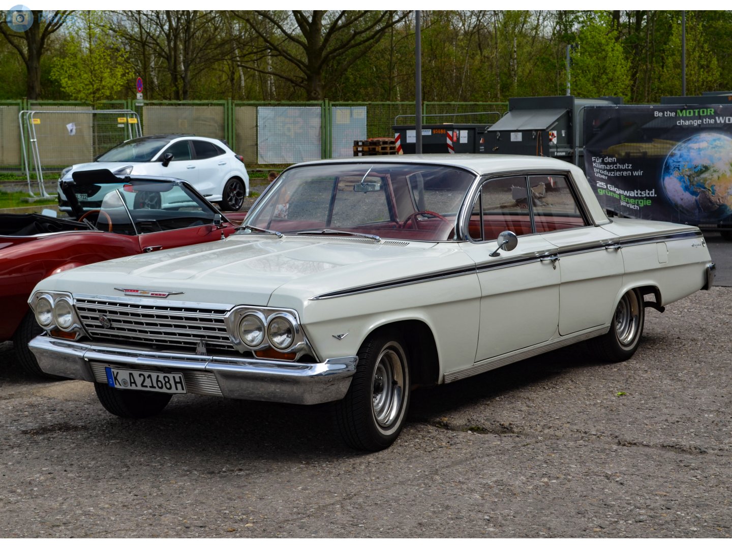 K A 2168 H, Chevrolet Impala 3rd gen 1962 4-door Sedan (1769/1869; B-body), 1st facelift, 1961–1962