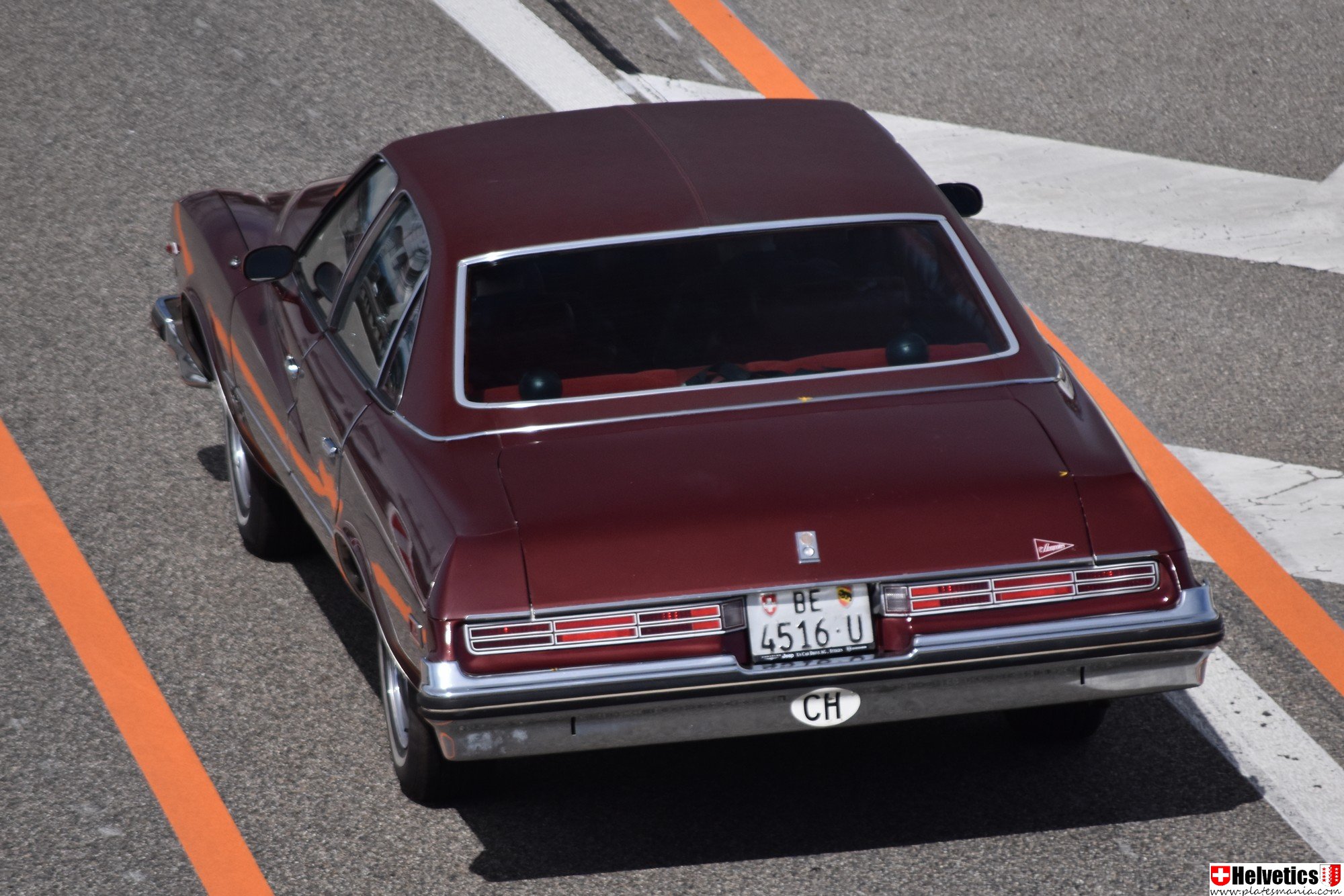 BE 4516 U, Buick Century 3rd gen 4-door Sedan (29; A-body), 2nd facelift, 1974–1975