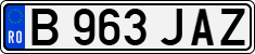 License plate of Romania, Regular plates