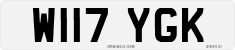 License plate of the United Kingdom, 1983 year system