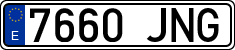 License plates of Spain, Ordinary (2000)