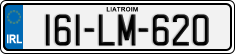 License plate of Ireland, Regular plates