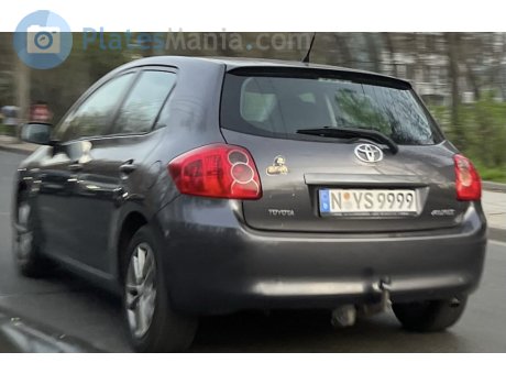 N YS 9999, Toyota Auris