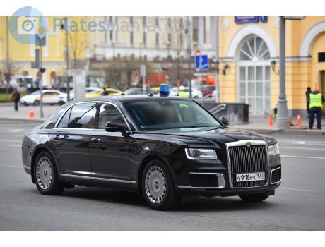у918рк177, Aurus Senat