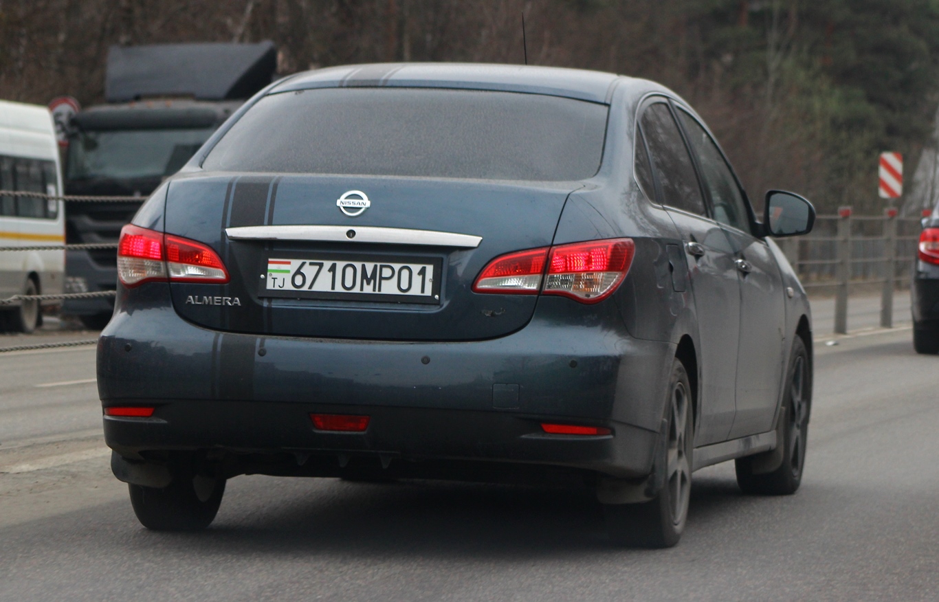 6710MP01, Nissan Almera 3rd gen Sedan (G11; CIS-market), 2012–2018