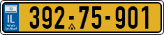 License plate of Israel, Regular plates