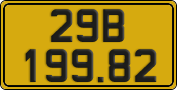 License plate of Vietnam, Commercial vehicles