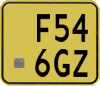 License plate of the Netherlands, Mopeds