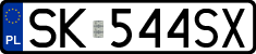 License plates of Poland, Regular car plates