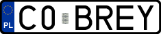 License plates of Poland, Vanity Plates