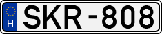 license plates of Hungary, Cars (1990)
